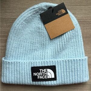 The North Face Light Blue Knit Beanie
